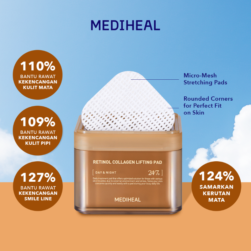 MEDIHEAL - Retinol Collagen Lifting Pad
