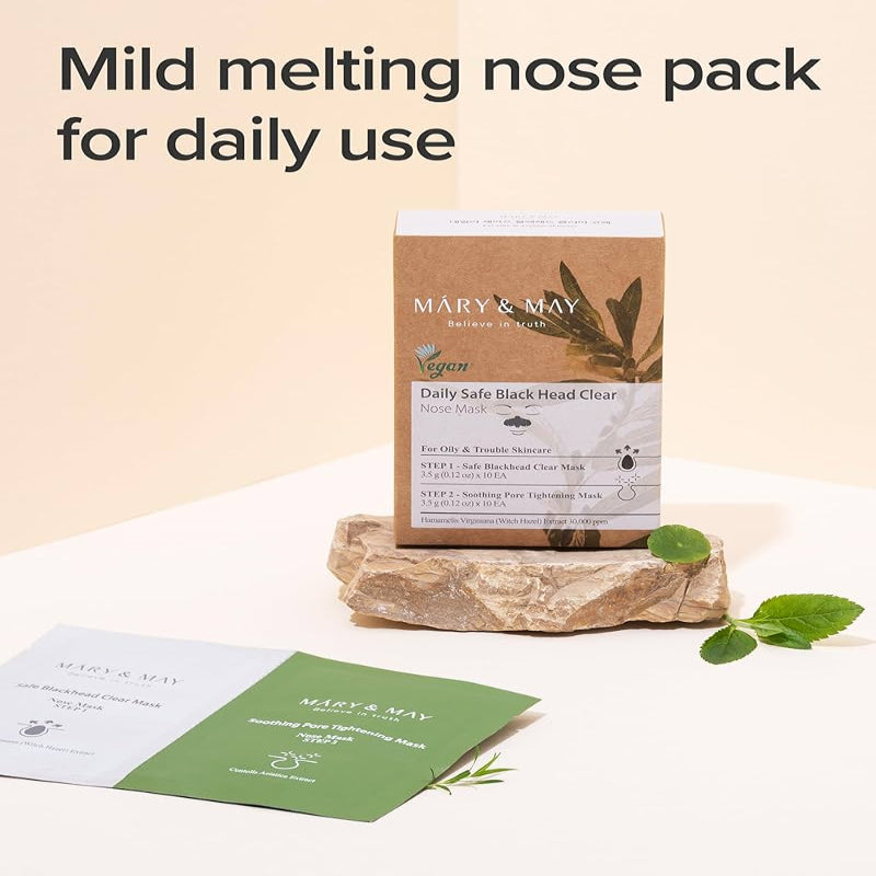 Mary & May - Daily Safe Black Head Clear Nose Mask