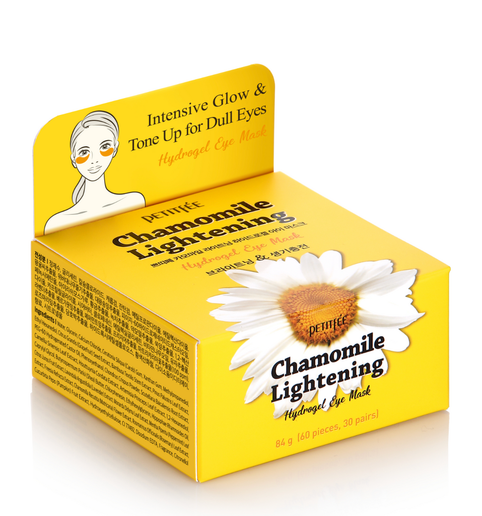 PETITFEE - Chamomile Lightening Hydrogel Eye Mask - 30 PAIRES