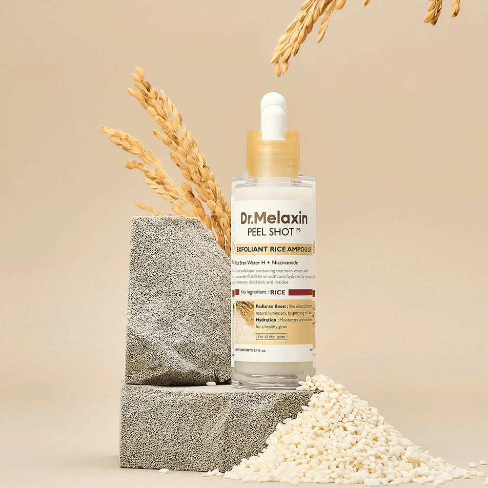 DR MELAXIN - Peel Shot Exfoliant Rice Ampoule