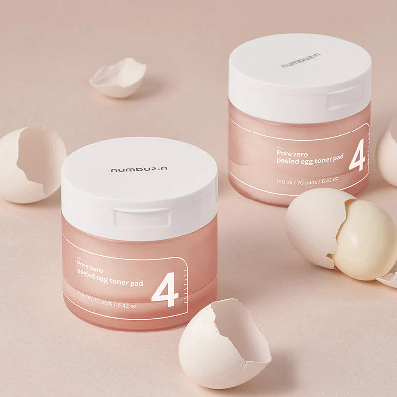 Numbuzin - No.4 Pore Zero Peeled Egg Toner Pad