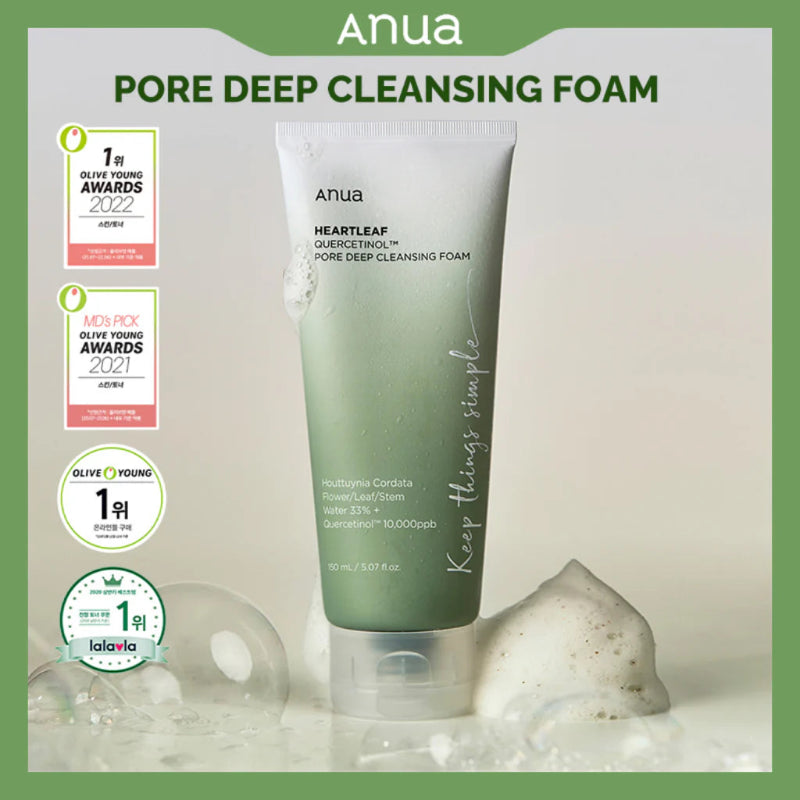 ANUA - Quercetinol Pore Deep Cleansing Foam